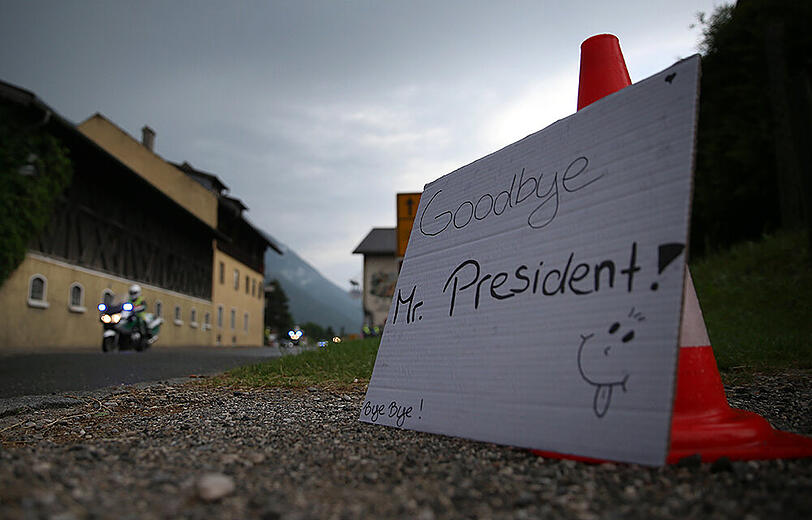 Garmisch verabschiedet Barack Obama und die G7-Teilnehmer.