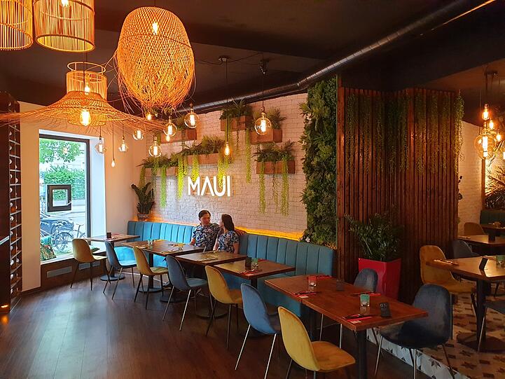 Tien Nguyen und Mai Duong haben ihr Kind und ihr Restaurant Maui genannt.