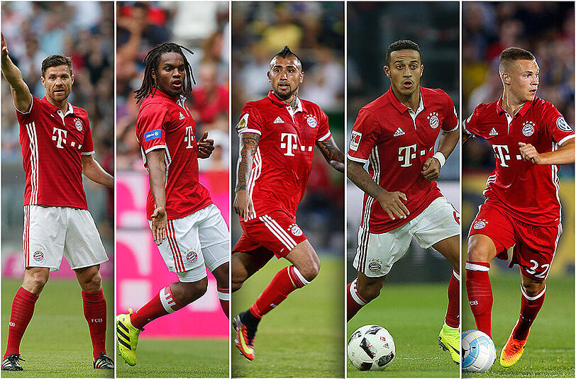 Ancelottis wichtigster Mittelfeldspieler: Arturo Vidal (m.) hat beim FC Bayern nach nur einem Jahr eine Leader-Rolle übernommen.