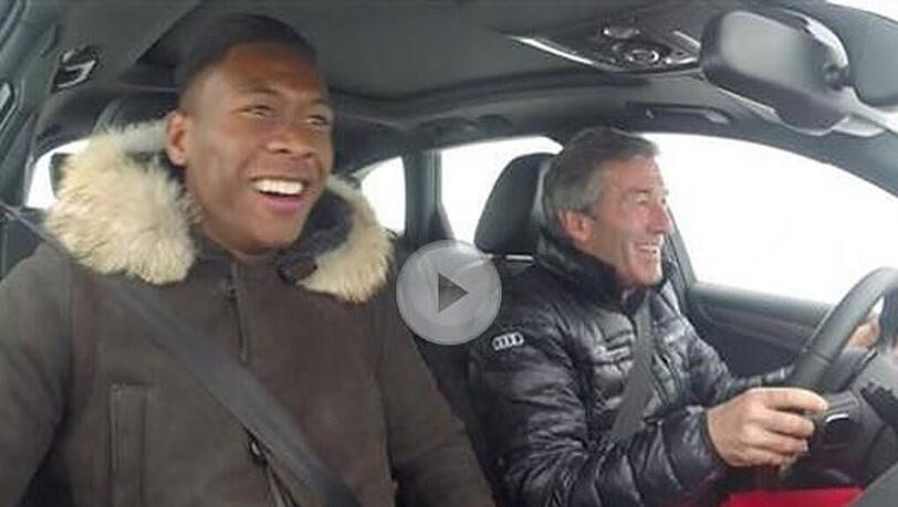 Hatten Spaß im Schnee: Dvid Alaba und Mario Götze durften am Hahnenkamm ein kleines Schleudertraining absolvieren. Hatten Spaß im Schnee: Dvid Alaba und Mario Götze durften am Hahnenkamm ein kleines Schleudertraining absolvieren.