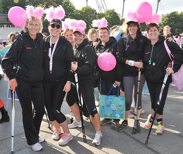 Rosa Frauenpower im Olympiapark: Die Bilder vom Women's Run 2012.