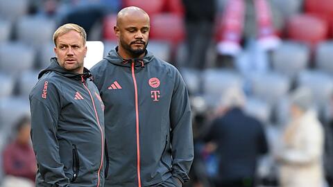 Aaron Danks (l) hat den erkrankten Vincent Kompany im Krankenhaus besucht. (Archivbild)