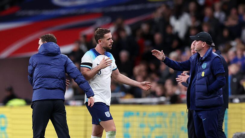 Wurde gegen Australien ausgewechselt: Jordan Henderson (M.).