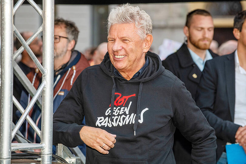 "Rot gegen Rassismus&ldquo;: Er unterst&uuml;tzt diese Initiative der Bayern.