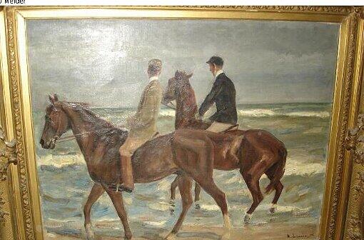 Verhandlungssache: die "Reiter am Strand" von Max Liebermann will Gurlitt verkaufen.