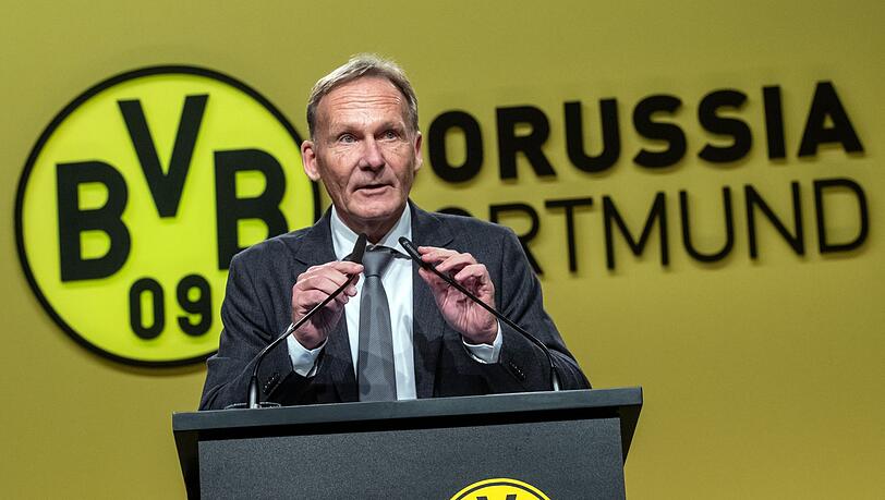 Hans-Joachim Watzke spricht.