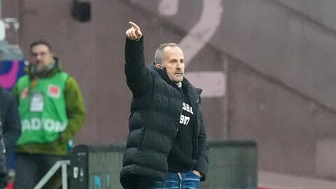 Baum beim Spiel in Frankfurt.