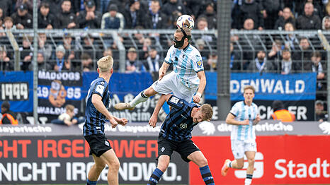 Trotz vollem Einsatz und vieler Chancen reicht es f&uuml;r den TSV 1860 um Sigurd Haugen nur zu einem 1:1.