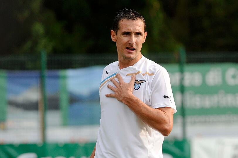 Miroslav Klose: der Stürmer wechselte vom FC Bayern München zu Lazio Rom.
