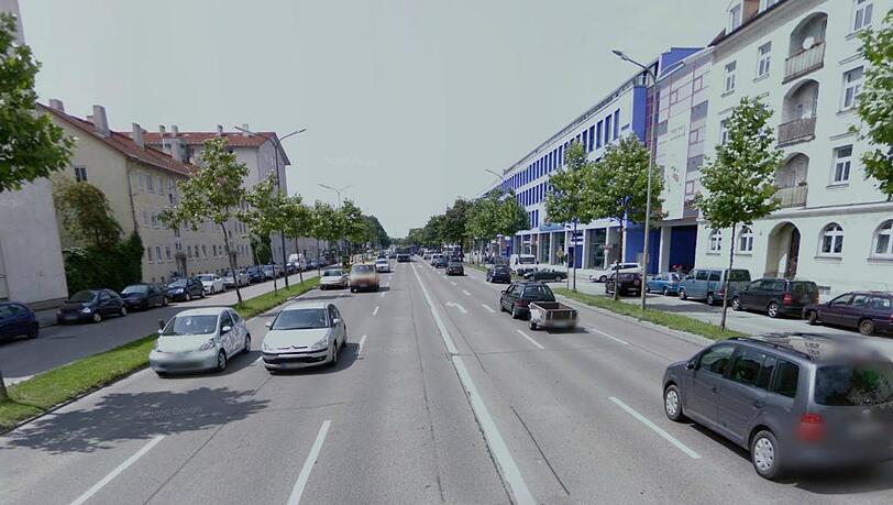Hier an der Landsberger Straße wurden mehrere Autos aufgebrochen. Hier an der Landsberger Straße wurden mehrere Autos aufgebrochen.