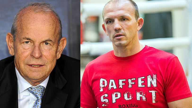 "Keine gemeinsame Zukunft": Wilfried Sauerland (l.) über die Zusammenarbeit mit Zeuge-Trainer Jürgen Brähmer