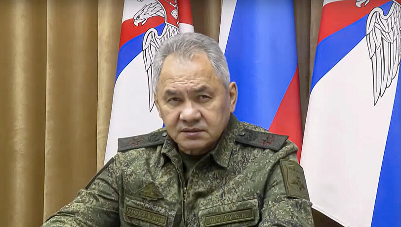 Der russische Verteidigungsminister Sergej Schoigu.