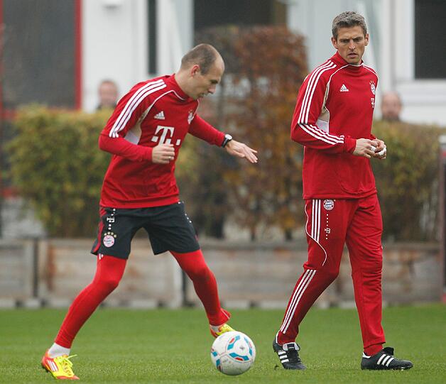 Die Bilder vom Bayern Training am Donnerstag an der Säbener Straße.