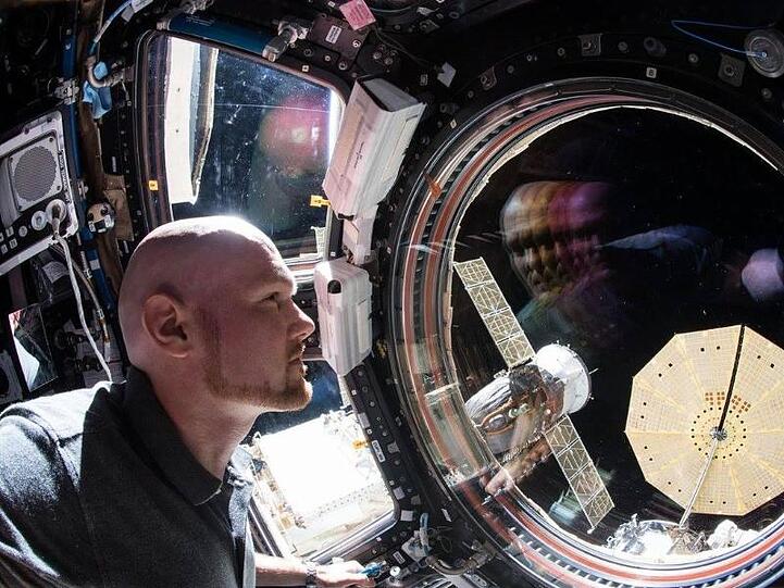 Alexander Gerst in der Internationalen Raumstation ISS - wenige Tage vor seiner Rückkehr zur Erde.