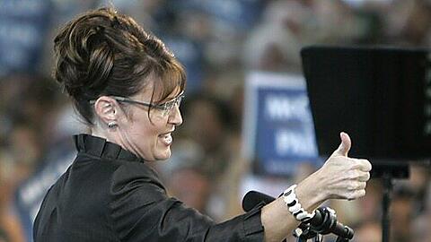 Sarah Palin bei ihrer Rede in Nevada