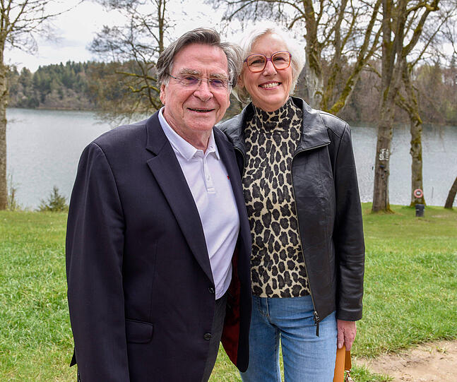 Spätes Glück: Im zarten Alter von 60 Jahren heiratete Elmar Wepper seine langjährige Lebensgefährtin Anita Schlierf. Mit ihr hatte er einen Sohn.