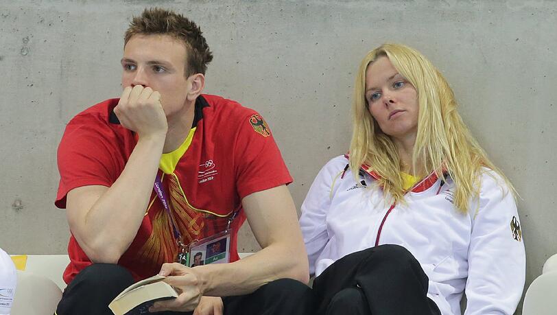 Nur noch gute Freunde: Britta Steffen und Paul Biedermann Nur noch gute Freunde: Britta Steffen und Paul Biedermann