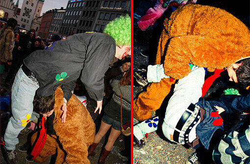 Große Faschingsparty am Marienplatz! Ab zwölf Uhr richtete dort Charivari eine Show aus. Der Hauptact: Alexander Marcus. Die Münchner hatten ihren Spaß. Mehr Bilder unter: www.nachtagenten.de