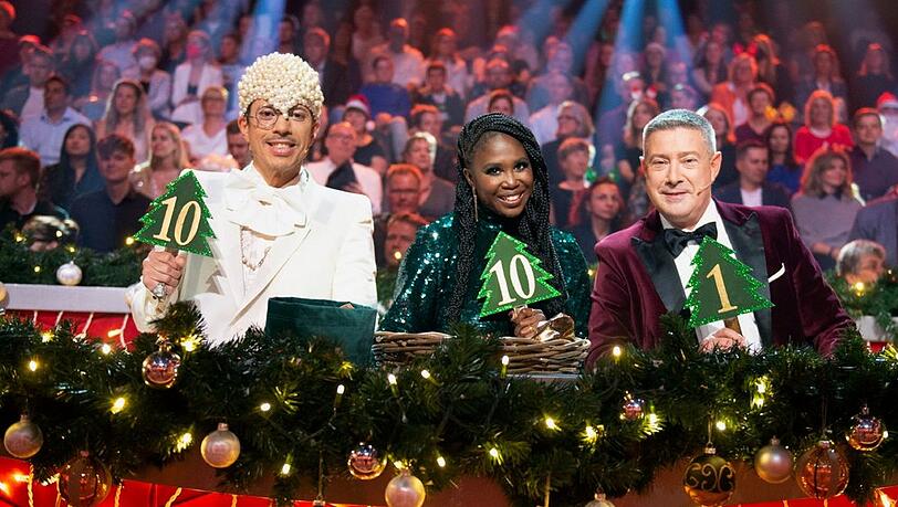 "Let's Dance - Die große Weihnachtsshow": Die Juroren Jorge González, Motsi Mabuse und Joachim Llambi.