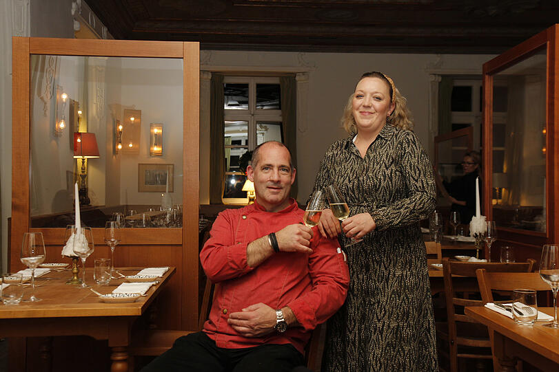 Sie laden im Januar zur Ess-Klasse ins Bamberger Haus: Chefkoch Alexander Johow und Betriebsleiterin Marina Cobanovic.