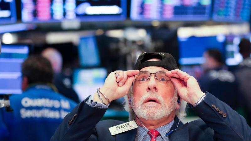 Ein Händler an der Wall Street. Ein Händler an der Wall Street.