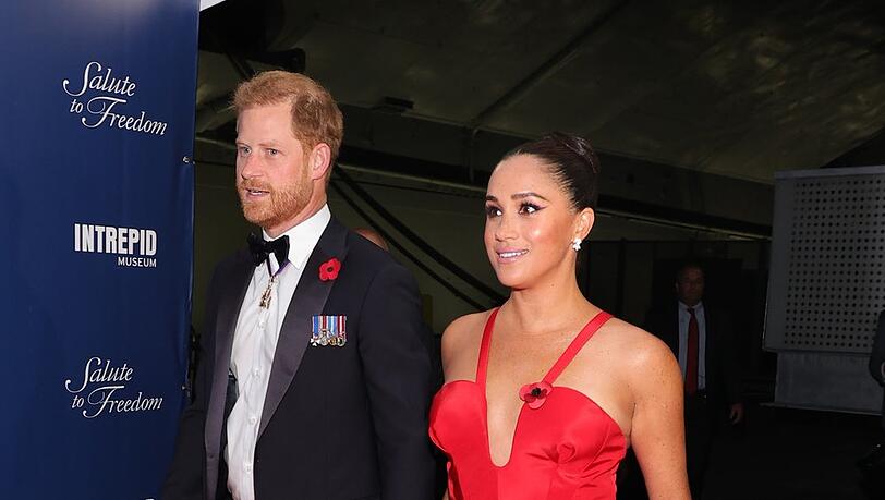 Prinz Harry und Herzogin Meghan auf einer Veranstaltung im November 2021 in New York City.