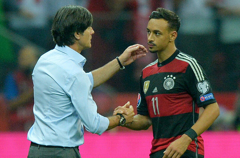 Lob vom Bundestrainer: Nach einem anständigen Nationalelf-Debüt steht Karim Bellarabi gegen Irland in der Startaufstellung.