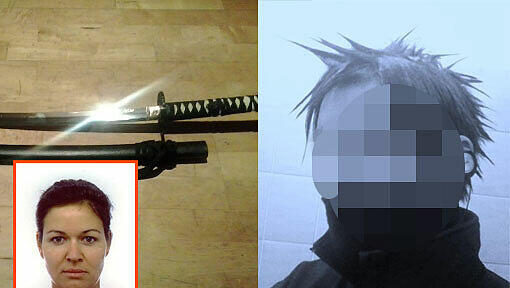 Gegenüber einem Freund prahlte Marco F., dass er sich ein Samuraischwert besorgen wolle, um jemanden zu „überfallen“. Auf seine Facebook-Seite stellte er dieses Foto. Marco F. mit der Frisur eines seiner Comic-Idole. Die Kämpferin verwandelt ihre Haare in Stacheln, um diese in ihre Gegner zu rammen. Gegenüber einem Freund prahlte Marco F., dass er sich ein Samuraischwert besorgen wolle, um jemanden zu „überfallen“. Auf seine Facebook-Seite stellte er dieses Foto. Marco F. mit der Frisur eines seiner Comic-Idole. Die Kämpferin verwandelt ihre Haare in Stacheln, um diese in ihre Gegner zu rammen.