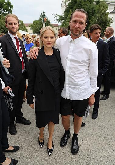 Mavie Hörbiger und Freund Paul