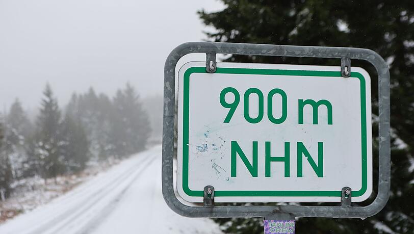 Ab einer H&ouml;he von 400 bis 600 Meter kann es schneien.