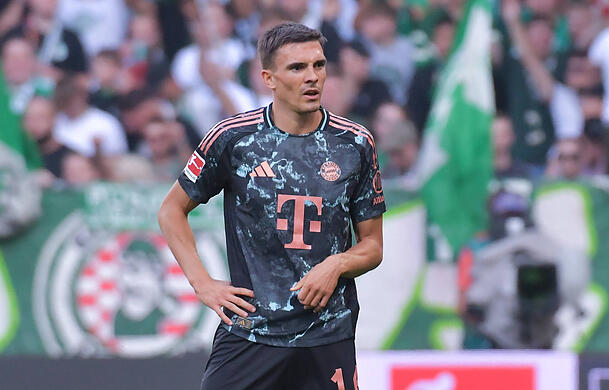 Feierte gegen Werder Bremen sein Startelfdebüt für den FC Bayern: Joao Palhinha. Feierte gegen Werder Bremen sein Startelfdebüt für den FC Bayern: Joao Palhinha.