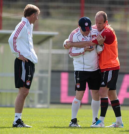 Training ohne van Gaal, dafür mit Jonker: Die Bilder vom Montag