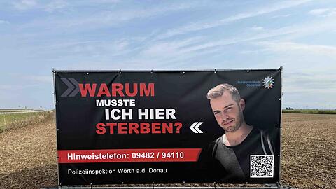 Unter anderem mit diesem Plakat hatte die Polizei um Hinweise gebeten. (Archivfoto)