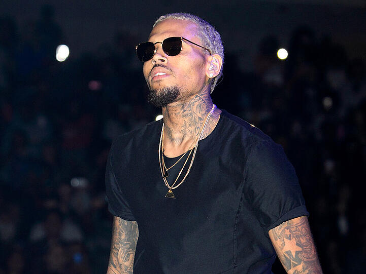 Chris Brown bei einem Konzert im Oktober 2013