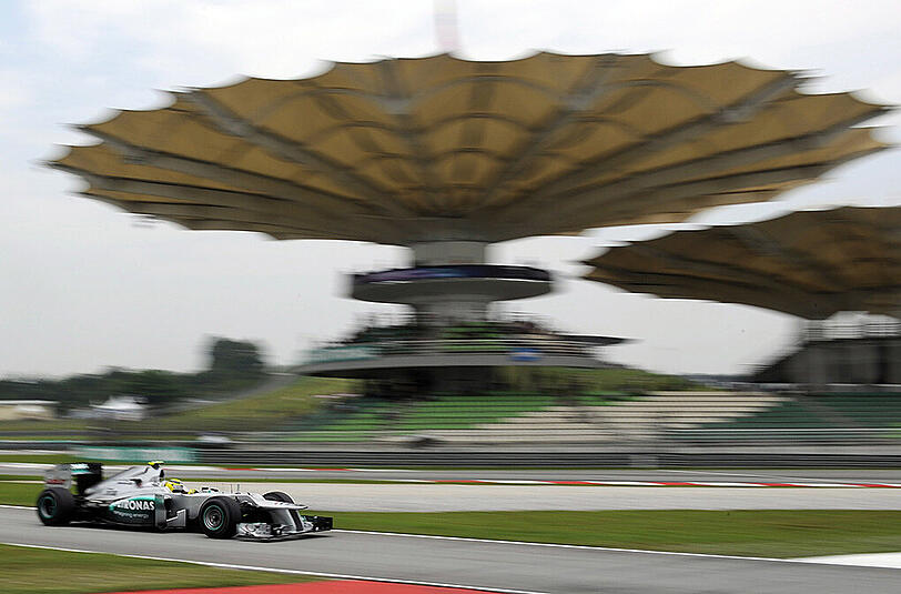 Nico Rosberg beim GP von Malaysia 2012.