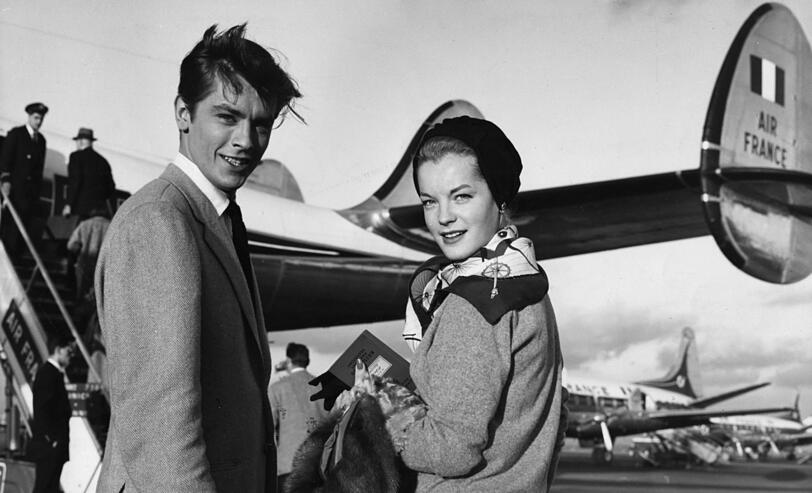 Romy Schneider versuchte ihrem Sisi-Image zu entkommen und ging nach Frankreich, wo sie mit Alain Delon spielte - und ihn heiratete.