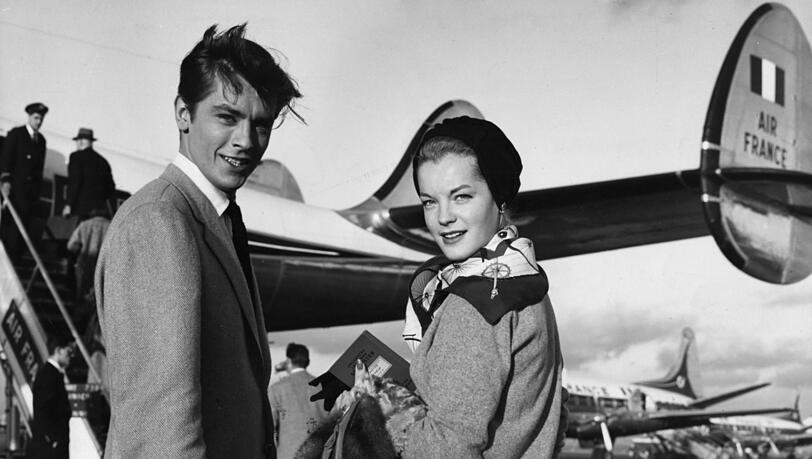 Romy Schneider versuchte ihrem Sisi-Image zu entkommen und ging nach Frankreich, wo sie mit Alain Delon spielte - und ihn heiratete.