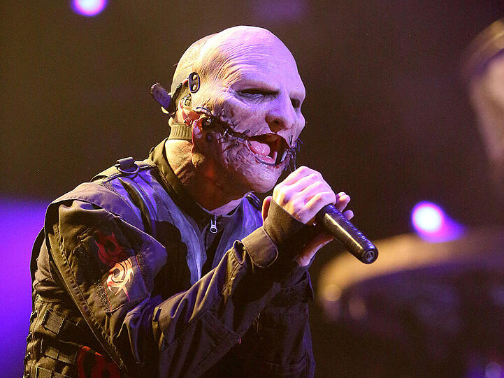Slipknot-Frontmann Corey Taylor bei einem Konzert im Jahr 2014
