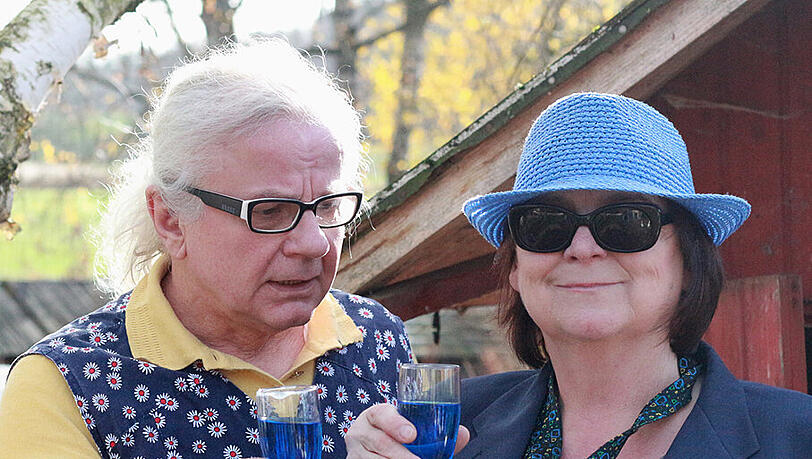 Maria Peschek mit ihrem Ehemann Helmut Dauner. Maria Peschek mit ihrem Ehemann Helmut Dauner.