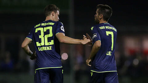 Gemeinsam für den TSV 1860: Simon Lorenz (li.) und Stefan Lex.