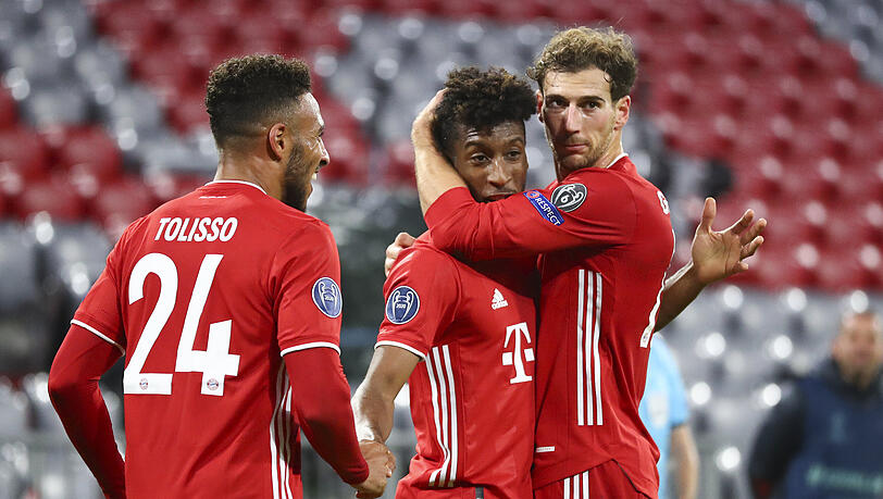Corentin Tolisso, Kingsley Coman und Leon Goretzka schossen die Bayern zum Erfolg über Atlético.