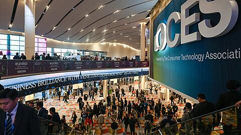 Die CES in Las Vegas gilt als eine der wichtigsten Technikmessen der Welt.