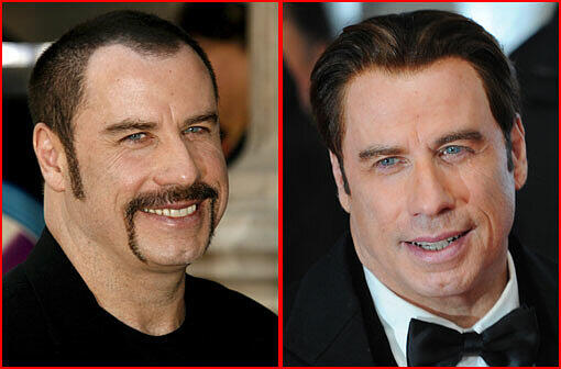 Hat auch Action-Star John Travolta oben nachgeholfen? 2008 sah das Haar des US-Schauspielers etwas spärlich aus, 2011 dagegen waren die Geheimratsecken deutlich kleiner und das Haar umso voller.