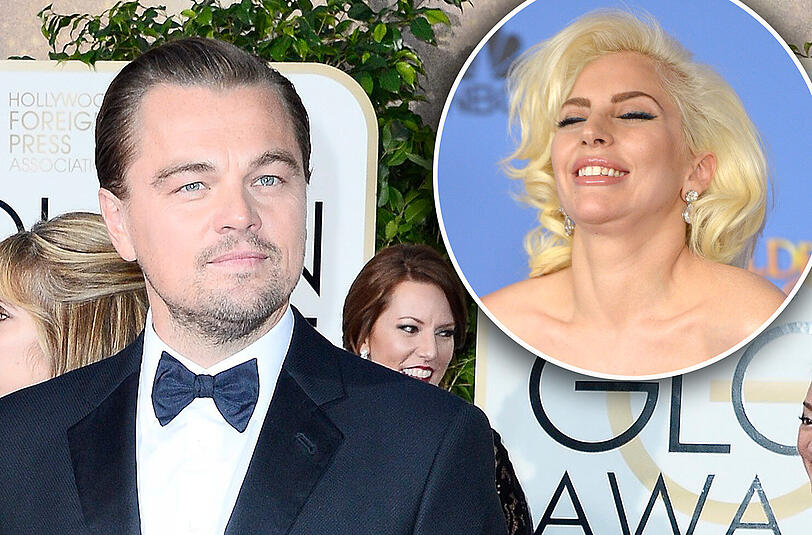 Leonardo DiCaprio wurde bei der Golden-Globe-Verleihung in Los Angeles unsanft von Lady Gaga angerempelt.