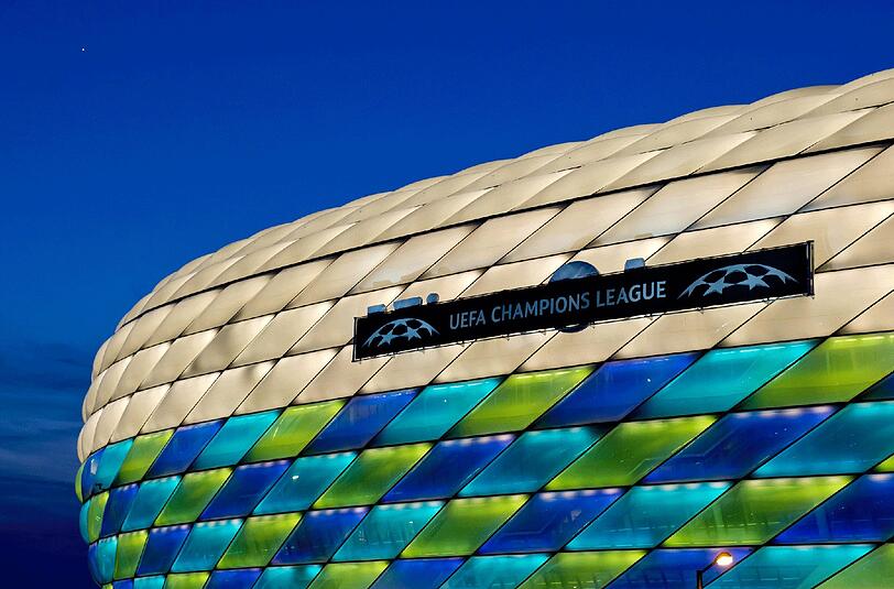 Fasst bei internationalen Begegnungen im Moment 68.000 Zuschauer: Die Allianz Arena in Fröttmaning.