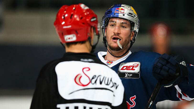 Ist für seine durchaus harte Spielweise bekannt: Steve Pinizzotto vom EHC. Ist für seine durchaus harte Spielweise bekannt: Steve Pinizzotto vom EHC.