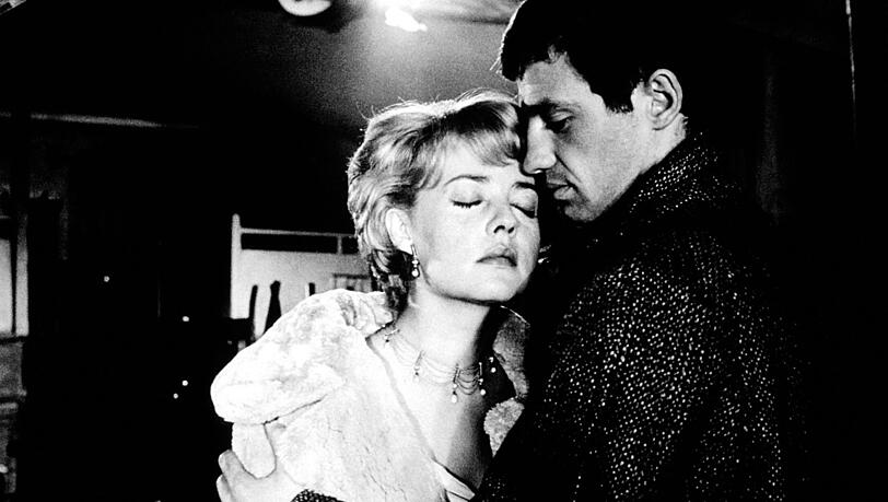 1960: Mit Jeanne Moreau in "Stunden voller Zärtlichkeit". 1960: Mit Jeanne Moreau in "Stunden voller Zärtlichkeit".