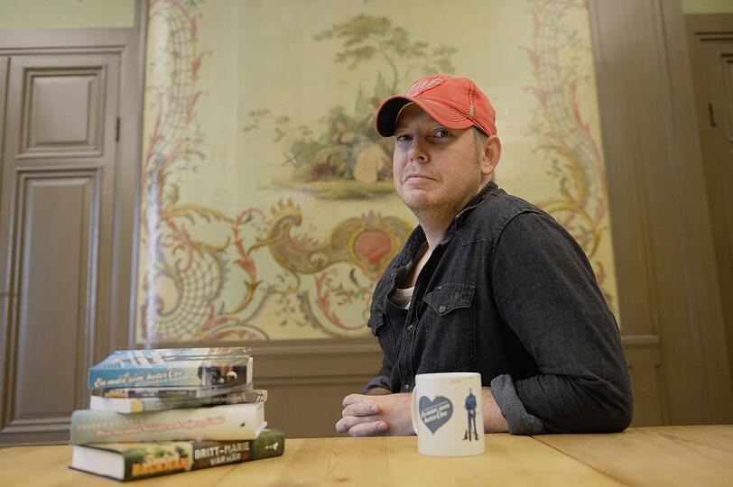 Der schwedische Bestsellerautor Fredrik Backman. :