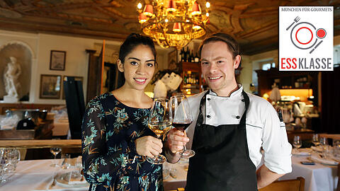 Restaurantleiterin Francoise Diaz und Michel Metzner, der das Menü kreiert hat, freuen sich auf die Ess-Klasse-Gäste.