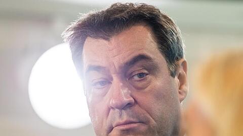 Markus Söder (CSU) während einer Pressekonferenz. Foto: Peter Kneffel/dpa/Archivbild